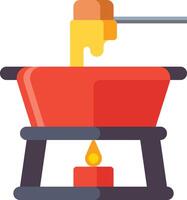 fondue illustration design vector