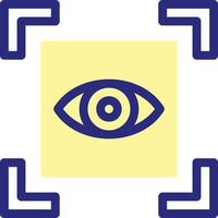eye scanner illustration design vector