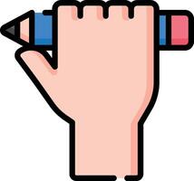 hand illustration design vector