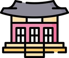 hanok illustration design vector