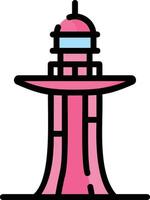 lighthouse illustration design vector
