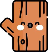 log illustration design vector