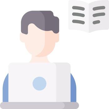 estudiar ilustración diseño vector