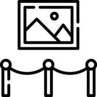 art gallery illustration design vector