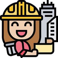 architect illustration design vector