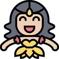 ballerina illustration design vector