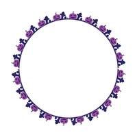 38 Hand drawn halloween frame template design vector