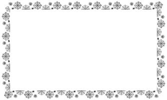 27 Hand drawn halloween frame template design vector