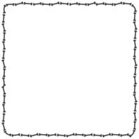 Hand drawn halloween frame template design vector