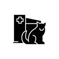 pet clinic solid icon design good for web or mobile app vector