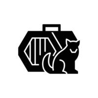 pet cage solid icon design good for web or mobile app vector