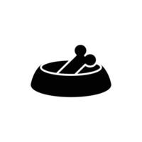 pet food solid icon design good for web or mobile app vector