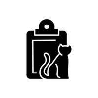 pet certificate solid icon design good for web or mobile app vector