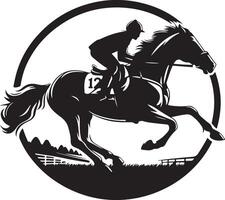 Hores design silhouette art work EPS file, Generator AI vector