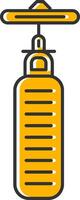 Rotary Tool Line Filled Slip Icon vector