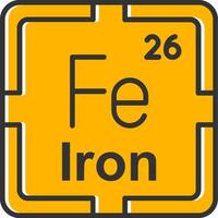 Iron Line Filled Slip Icon vector