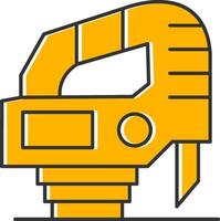Jigsaw Line Filled Slip Icon vector