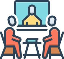 Color icon for training vector