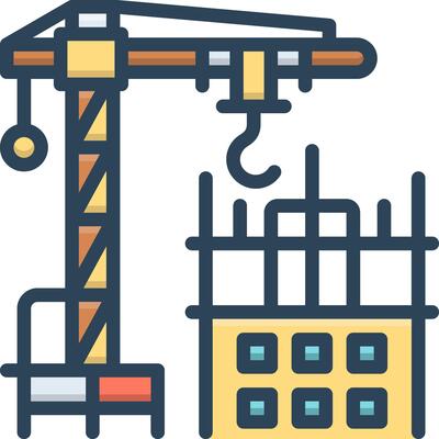 Color icon for construction