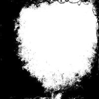 Grunge border texture background. Abstract frame overlay. Dirty and damaged backdrop. vector