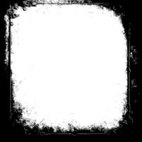 Grunge border texture background. Abstract frame overlay. Dirty and damaged backdrop. vector