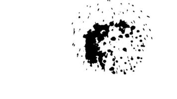 Rustic splash texture. Abstract background. Weathered surface and shape. Dirty and damaged backdrop. vector