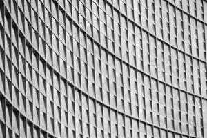 curve glass windows square pattern modern contemporary architecture building design photo