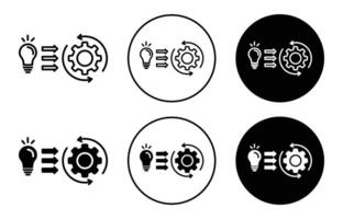 Implement icon Outline flat Icon vector