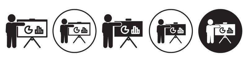 Training Icon set collection for web vector