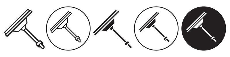 Window Squeegee Icon set collection for web vector