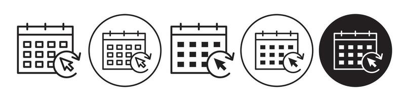 Subscription Icon set collection for web vector