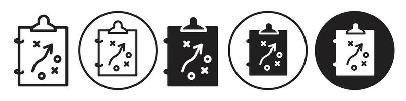 Marketing strategy Icon set collection for web vector