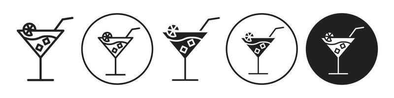 Mojito icon set collection for web vector