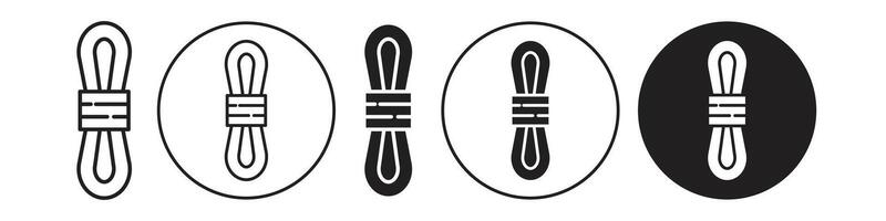 Rope icon set collection for web vector