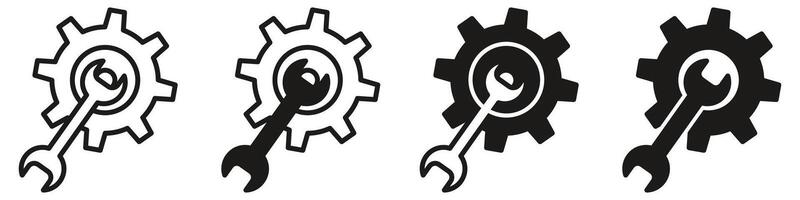 Resolve icon set collection for web vector