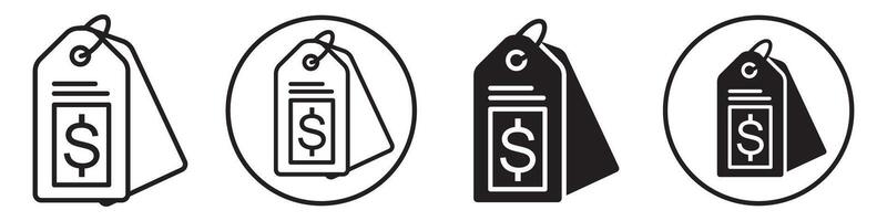 Price Tag set collection for web vector