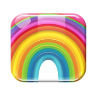 Adding Color to Your Creations Rainbow Square Buttons png