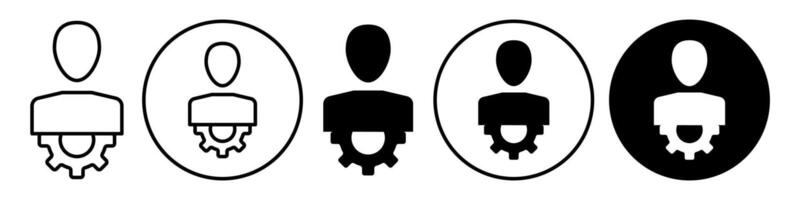 Admin icon set collection for web vector