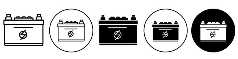 Battery Icon set collection for web vector