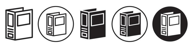 Binder Icon set collection for web vector