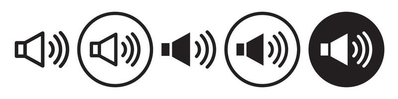 Audio Icon set collection for web vector