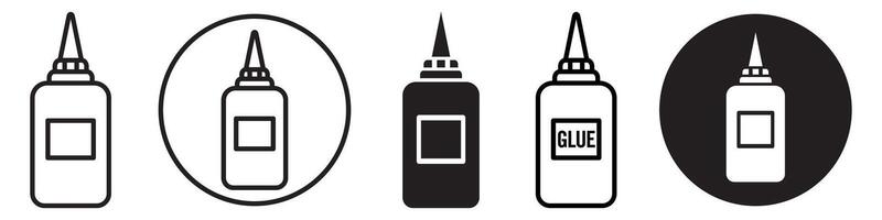 Glue Icon set collection for web vector