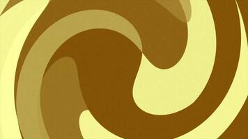 swirl background with circles with yellow video