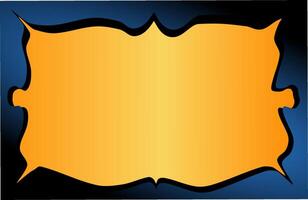 The business card is dark at the edges and gold in the middle. Frames with a shadow around the edges of the rectangle and a blank middle to insert your text Your contactS name and phone number. vector