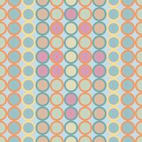 seamless pattern pie and cog modified shape pastel shades color vector