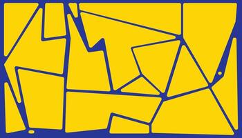 Yellow Shape with Blue Abstract Background Landscape for your graphic resource vector