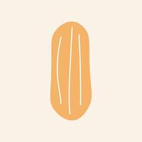 Hand drawn soft earth tones illustration element vector