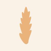 Hand drawn soft earth tones illustration element vector