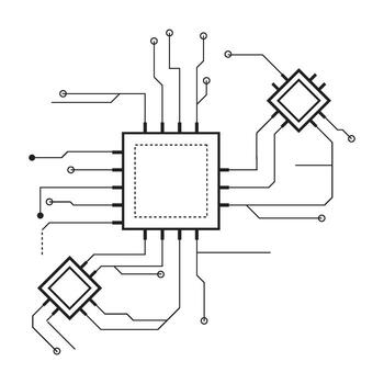 Hacking Glyphs Element vector