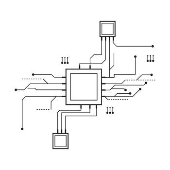 Hacking Glyphs Element vector
